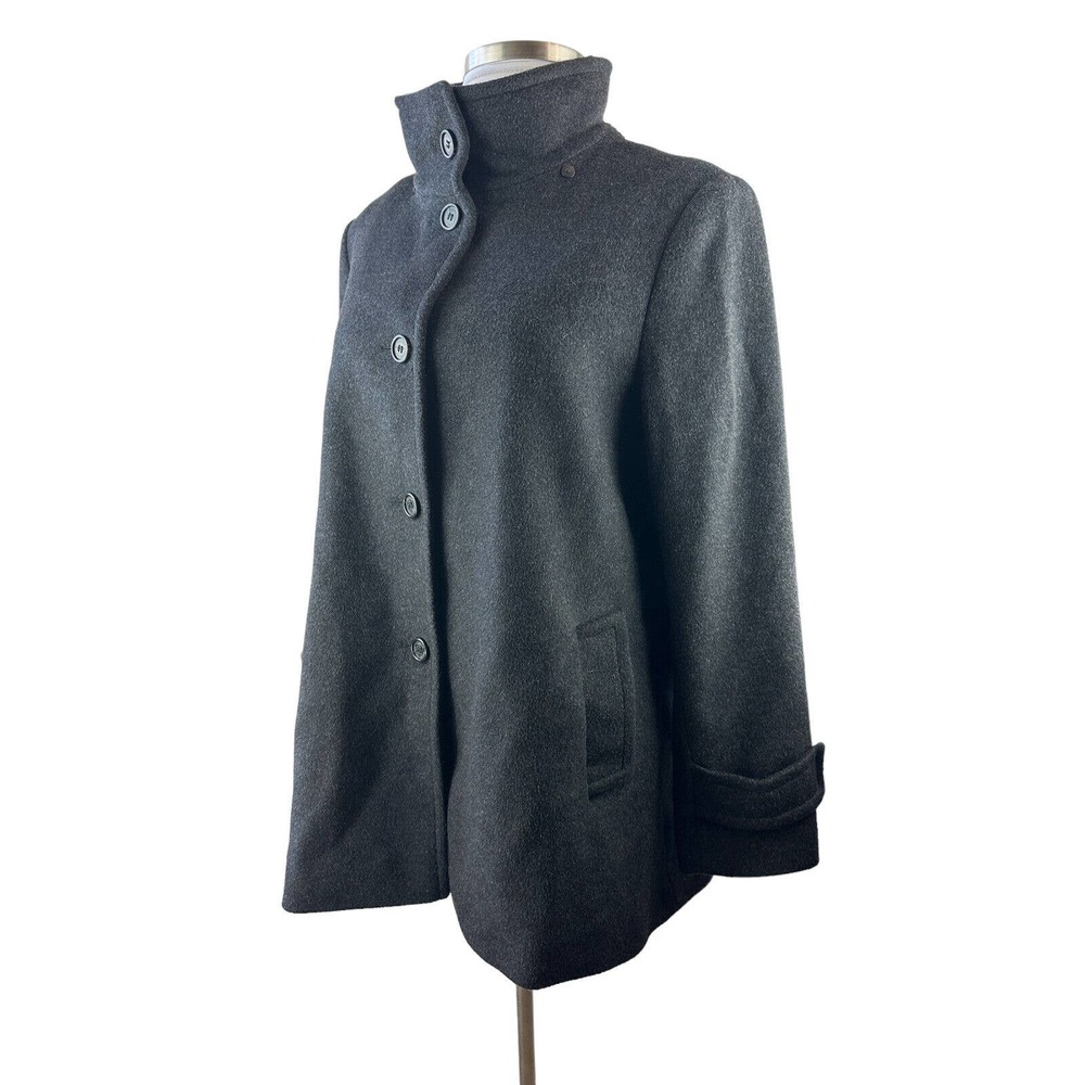 Lauren Ralph Lauren Walker Coat Button Gray Women's Size XL - Missing hood LRL - Picture 3 of 10